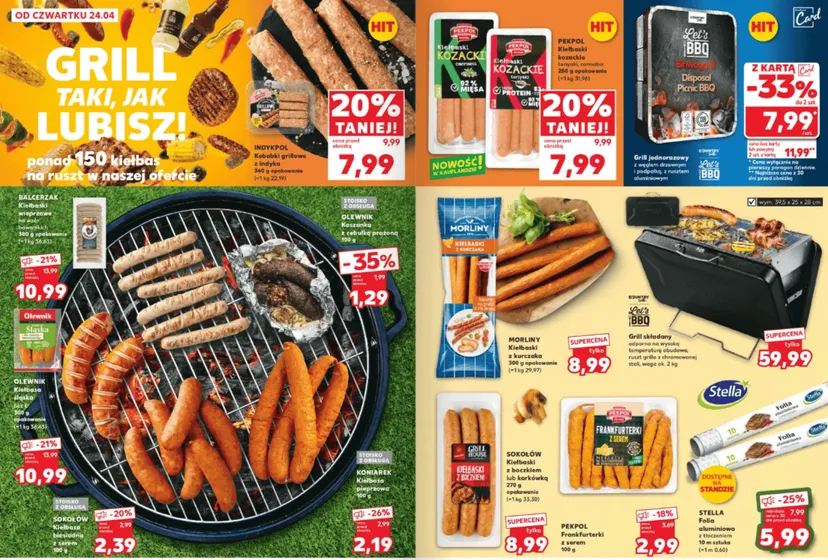 Kaufland gotowy na majówkę. Klienci będą wychodzić z pełnymi koszykami