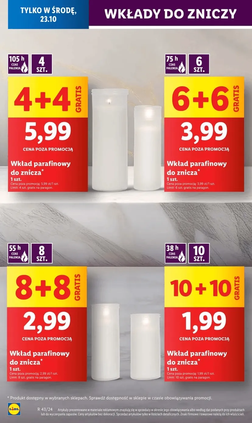 Tylko do środy w Lidlu. Jeden produkt gratis, inne za grosz