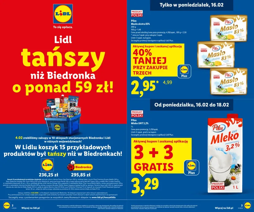 Zaczęło się w Lidlu w poniedziałek, Polacy napchają koszyki po brzegi. 3 plus 3 gratis to dopiero początek