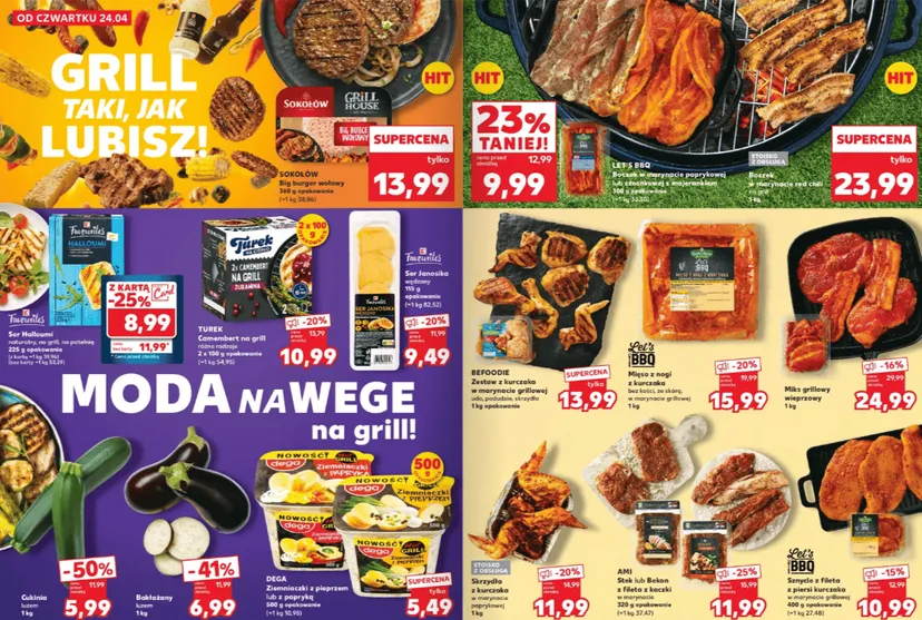 Kaufland gotowy na majówkę. Klienci będą wychodzić z pełnymi koszykami