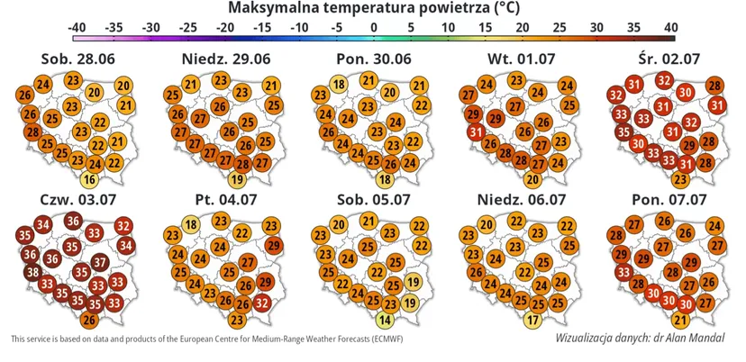 Nadchodzą tropikalne upały. W lipcu temperatury mogą być ekstremalne