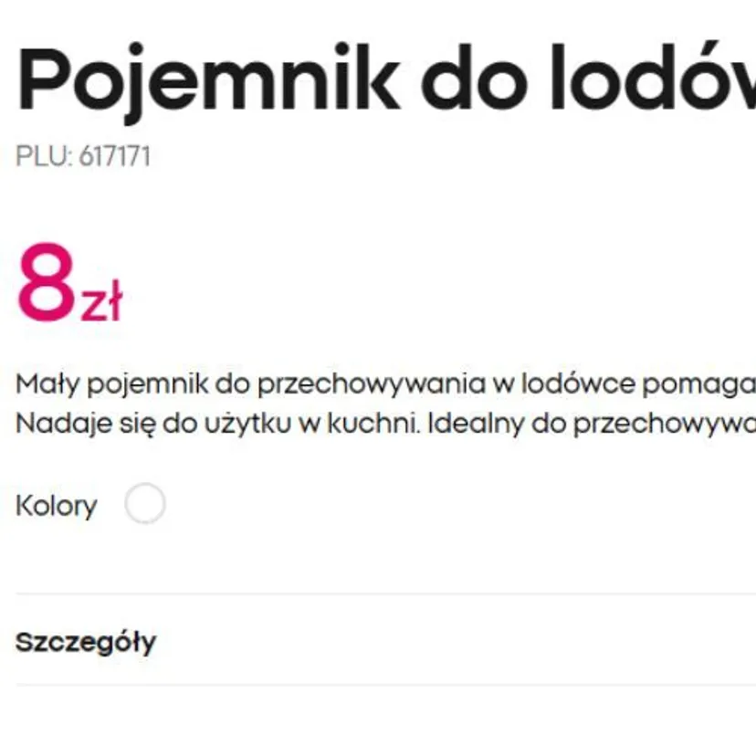 W Pepco za 8 zł, nawet w Action jest droższy. Sprawdzi się w każdej lodówce