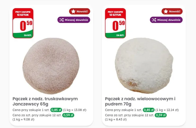 W tłusty czwartek w Dino nie przepłacisz. Pączki w okazyjnych cenach