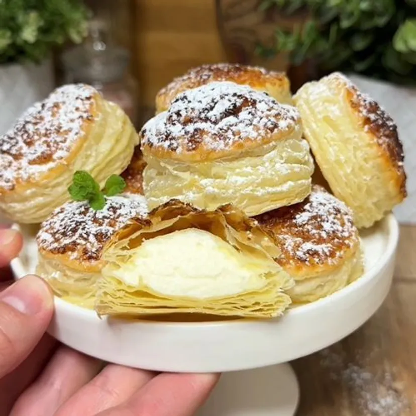 Biorę ciasto francuskie i daję ulubione nadzienie. Nie ma lepszego sposobu na domowe pączki