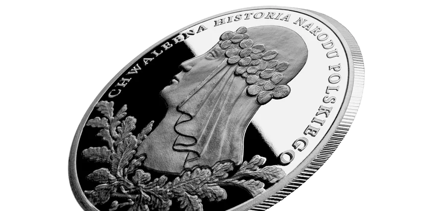 Pamiątkowy medal Polski hymn narodowy - na 100. rocznicę ustanowienia.
