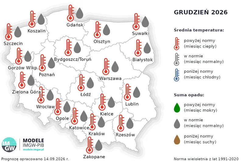 Czeka Nas najostrzejsza zima od lat? Podano prognozę długoterminową, jest komunikat IMGW