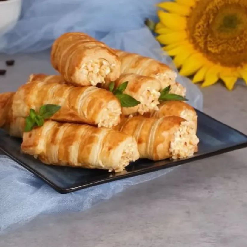 Weź ciasto francuskie i owiń wokół łyżek. Ten deser zrobisz w 30 minut