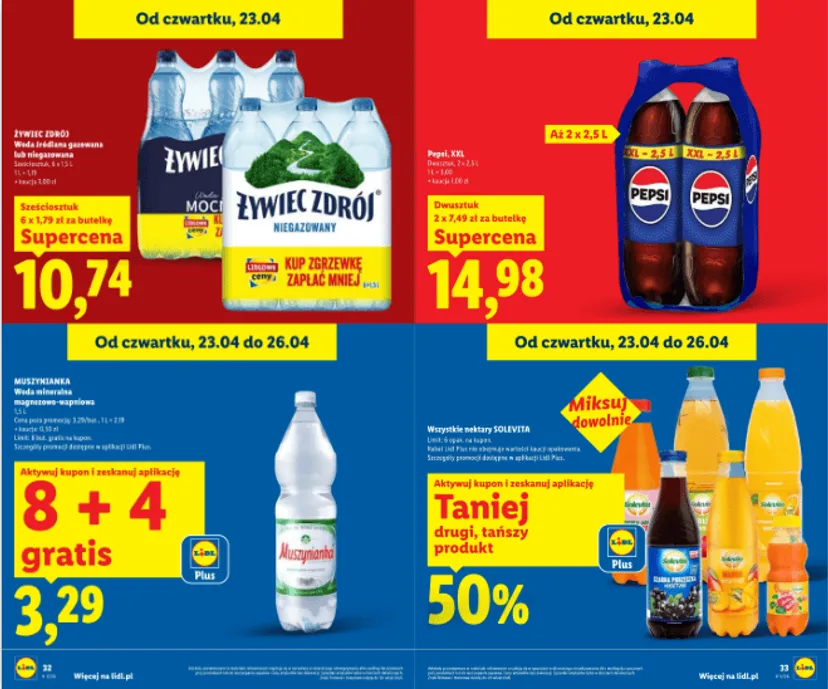 Od 23 kwietnia w Lidlu ostatnia taka promocja przed majówką. Ludzie będą brać na zapas