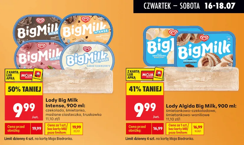 Nowe promocje w Biedronce od soboty. 1+1 gratis na popularne produkty