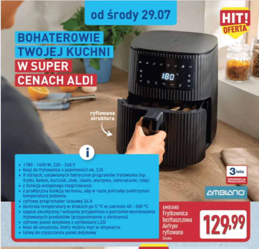 Od dziś w Aldi wyjątkowa okazja. Ulubiony sprzęt Polaków do kupienia za grosze