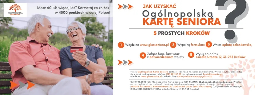 Ogólnopolska Karta Seniora. Zniżki i ulgi dla wielu Polaków, ale trzeba spełnić warunki