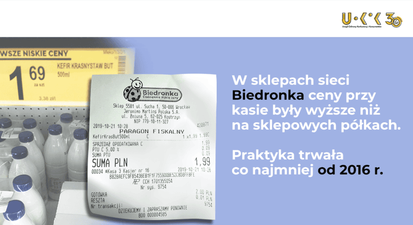UOKiK wygrywa w sądzie, Biedronka musi zapłacić gigantyczną karę. Sieć przez lata naruszała prawa konsumentów