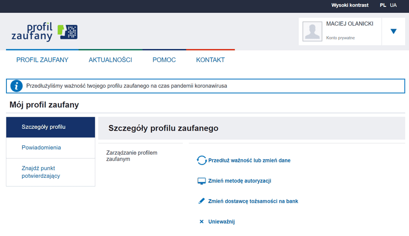 "Twój profil zaufany wygasa 31.10.2023". Czy SMS od PZePUAP jest prawdziwy? Wyjaśniamy 