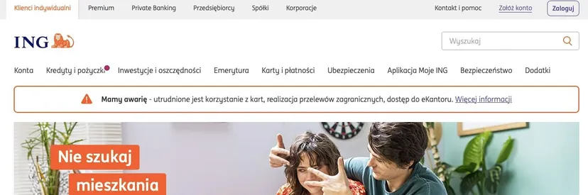 Wielka awaria w ING Banku Śląskim. Klienci zgłaszają kolejne problemy