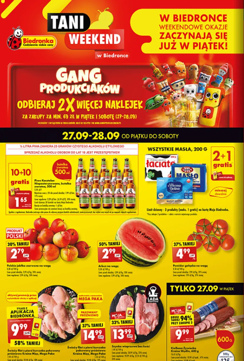 Zaczyna się w Biedronce: specjalny weekend rusza w piątek. Hity za grosze