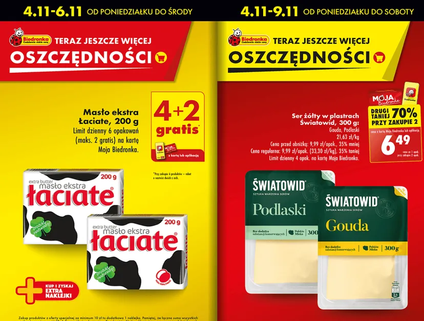 W Biedronce właśnie się zaczęło. Do środy rozdają masło, ale wprowadzili limity