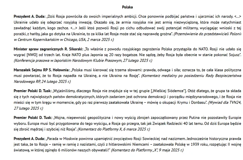 Polscy politycy na "liście rusofobów" Kremla. Rosja zapowiedziała zmianę w ambasadzie