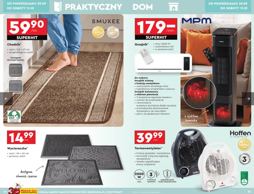 Biedronka kusi na koniec miesiąca. Hity do domu za bezcen, będą idealne w jesienne wieczory