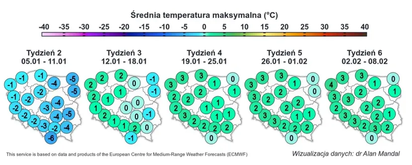 Taka będzie pogoda w styczniu 2026. Najnowsze prognozy IMGW nie pozostawiają złudzeń