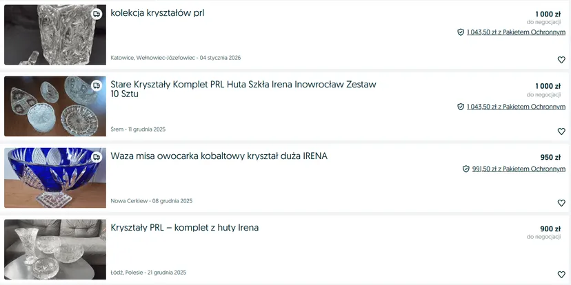 Takich kryształów z PRL poszukują kolekcjonerzy. Lepiej sprawdź szafki i strych, są warte majątek