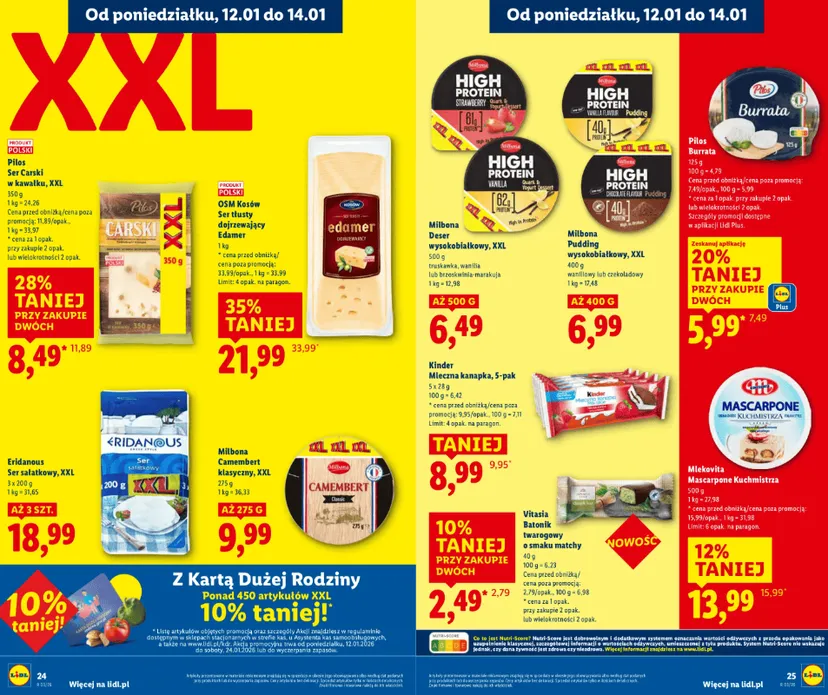 W Lidlu "2+1 gratis" i obniżki o 50 proc. Obowiązują limity, klienci powinni się spieszyć