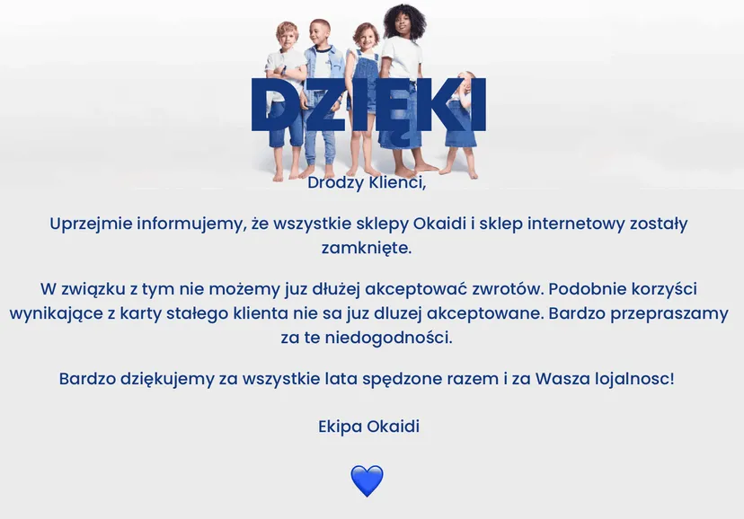 Wielka sieć zamyka wszystkie sklepy. 57 pracowników na bruku, klienci bez prawa zwrotów