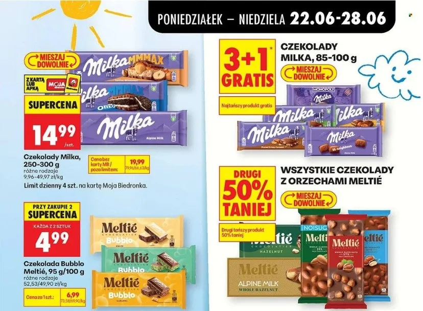 Nowa oferta w Biedronce. "2+1 gratis" to dopiero początek, jest też kawa i słodycze za grosze