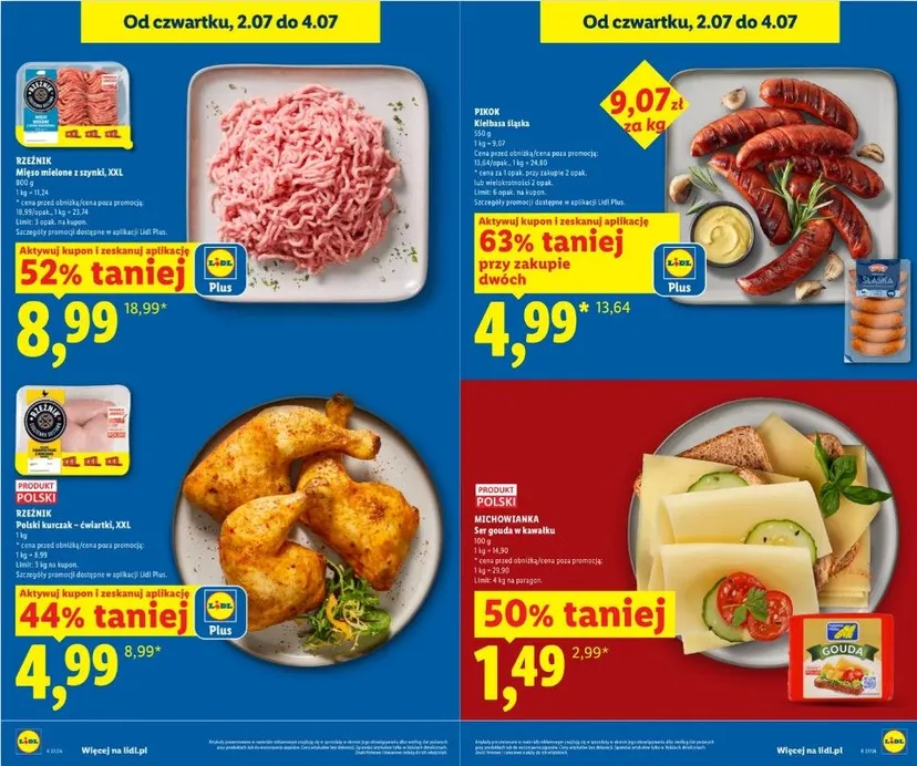 Od czwartku w Lidlu same okazje. Mięso i masło o wiele taniej