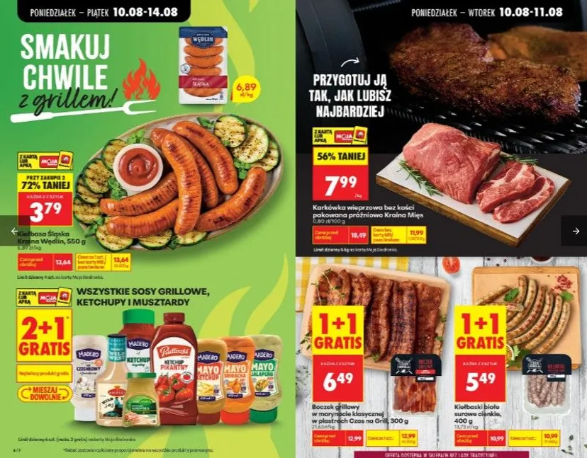 Nowe promocje w Biedronce. Masło 2,49 zł za sztukę, na promocji hity na grilla i oferty 1+1
