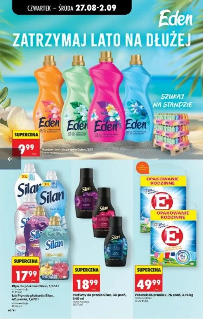 W Biedronce promocyjne szaleństwo, ale czas tylko do 2 września. Z koszyków będzie się wysypywać
