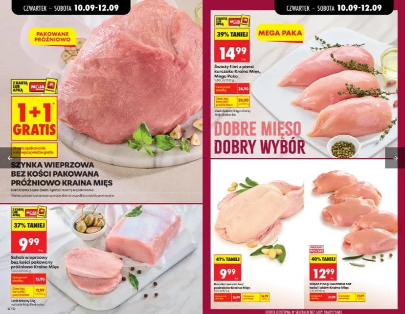 Tylko w czwartek 10 września. W Biedronce dorzucają za darmo do zakupów, wystarczy 149 zł na paragonie