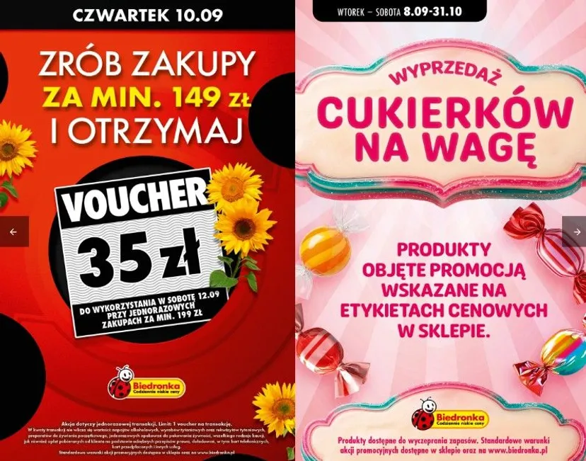 Tylko w czwartek 10 września. W Biedronce dorzucają za darmo do zakupów, wystarczy 149 zł na paragonie
