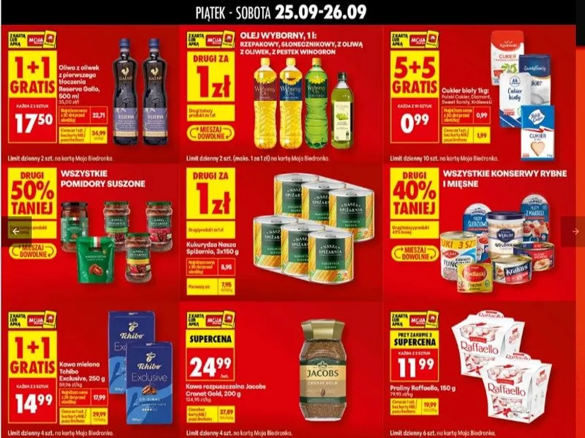 W Biedronce oszaleli. Sobotni festiwal promocji, klienci pakują pełne koszyki