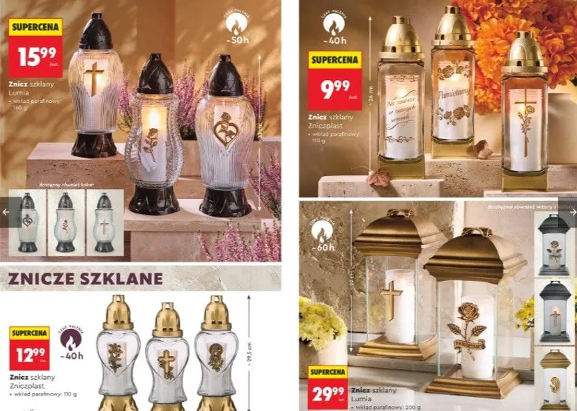 Rekordowe ceny zniczy w Lidlu na Wszystkich Świętych. Kapliczki za 5,99 zł, a wkłady za grosze. Przeceny już ruszyły