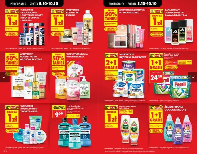 Rekordowe promocje w Biedronce. Ten asortyment przeceniony o 50%, są akcje 1+1. Czas tylko do środy 7 października