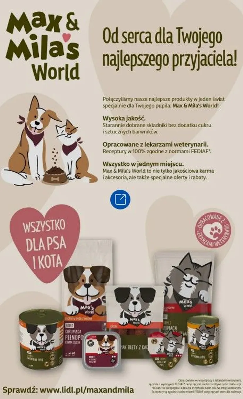 Lidl z wyjątkową ofertą dla pupili. Zarejestruj zwierzaka i zgarnij nagrodę za 1 zł