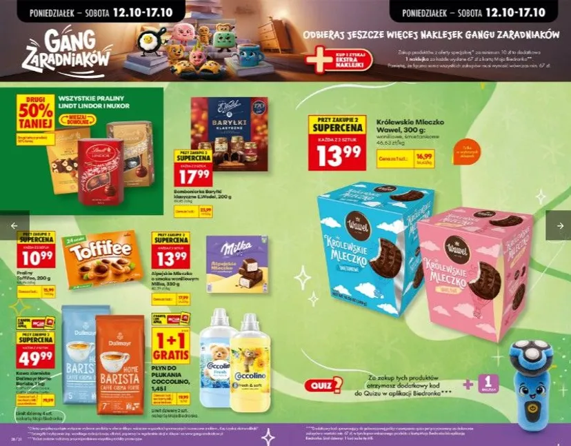 Promocyjne szaleństwo w Biedronce. Hitowe oferty, ale trzeba się spieszyć, czas tylko do 17 października