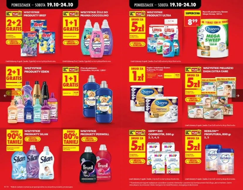 Nowe promocje w Biedronce na 19 października. Akcje 1+1 i 4+4, czas tylko do końca dnia