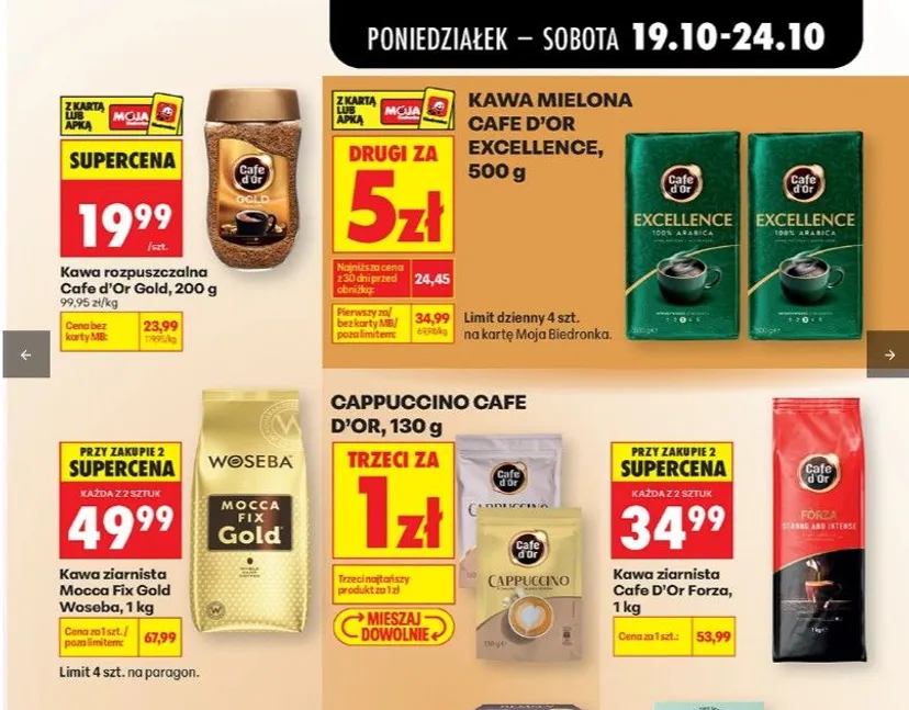 Nowe promocje w Biedronce na 19 października. Akcje 1+1 i 4+4, czas tylko do końca dnia