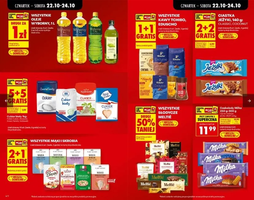 Jesienne promocje w Biedronce. 5+5 gratis to dopiero początek