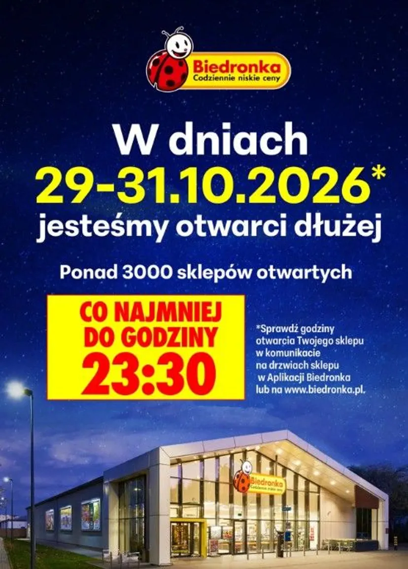 Ruszają szalone promocje w Biedronce na 29 października. Akcja 1+1, a uwielbiany przez Polaków produkt aż 50% taniej