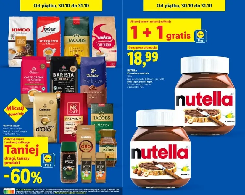 Nowe promocje w Lidlu na 30 października. Znicze w promocji 8+4, chryzantemy za grosze, a kawa aż 60% taniej
