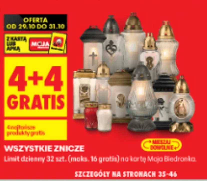 Ostatni dzień szalonych promocji na znicze. Biedronka, Lidl, Dino czy Kaufland? Tu kupisz je najtaniej