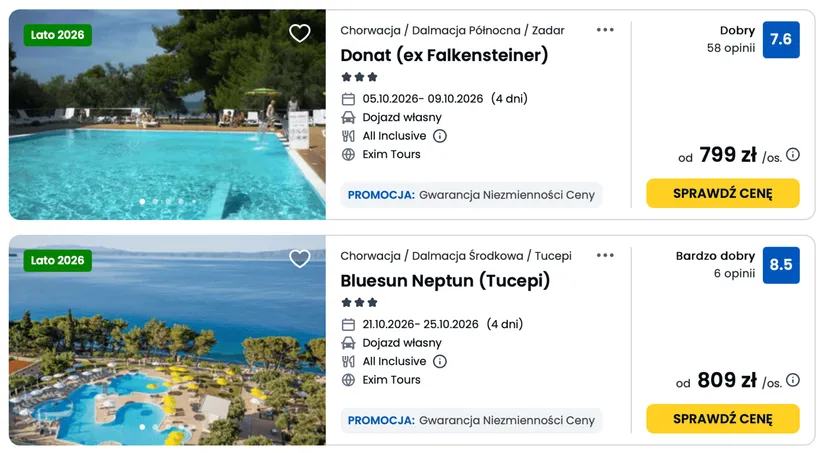 Wakacje all inclusive za mniej niż 1000 zł w 2026. Wychodzi taniej niż nad polskim morzem. Pogoda gwarantowana