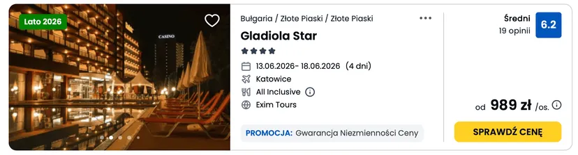 Wakacje all inclusive za mniej niż 1000 zł w 2026. Wychodzi taniej niż nad polskim morzem. Pogoda gwarantowana