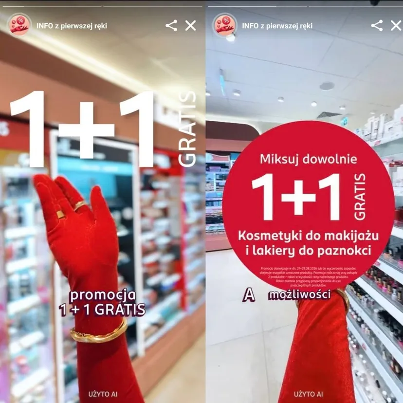 Rossmann rozdaje kosmetyki jak za darmo. Promocja 1+1 potrwa tylko trzy dni, są warunki
