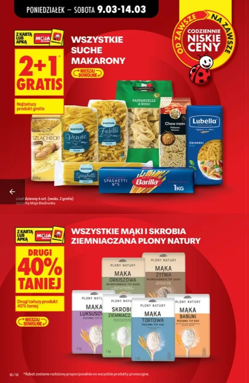Od poniedziałku w Biedronce za 1 zł. "5+5 gratis" i tańsze mięso. Klienci będą brać po kilka sztuk