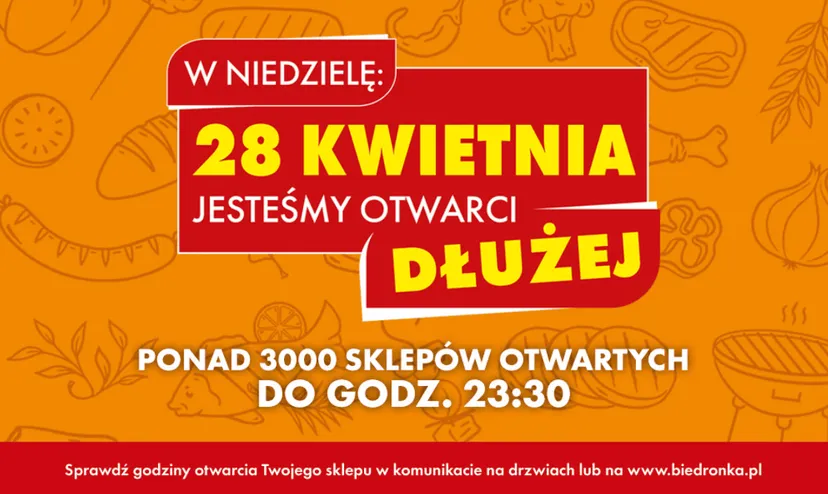 Biedronka wydała ważny komunikat. Chodzi o godziny otwarcia sklepów