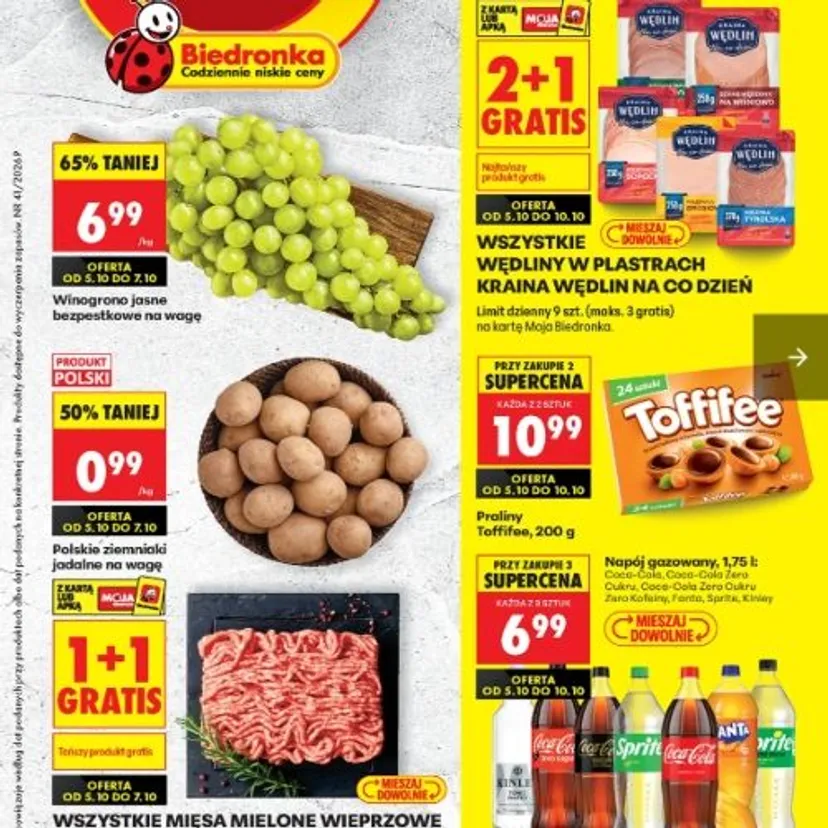 W Biedronce zaczęło się po weekendzie. Owoce i warzywa ponad 65% taniej, w ofercie prezenty na Dzień Nauczyciela
