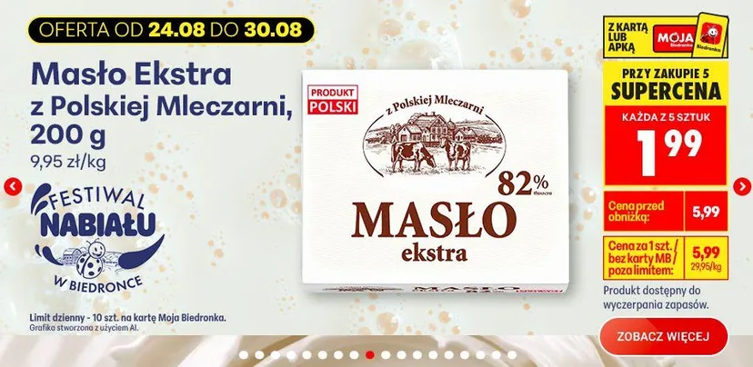 Promocyjne szaleństwo w Biedronce. W ofercie do niedzieli same hity